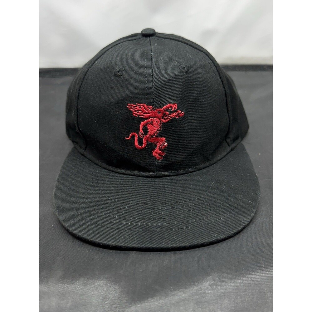 Fireball Cinnamon WhiskeyHat Cap SnapBack Black Red Adjustable OS Novelty